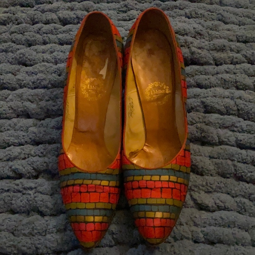 Vintage I Miller 1950’s glamorous 👠 3” heel